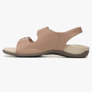 Vionic Albie Tan Strappy Buckle Sandals Size 10
